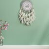 DULI White Printed Allah Hanging Dream Catcher